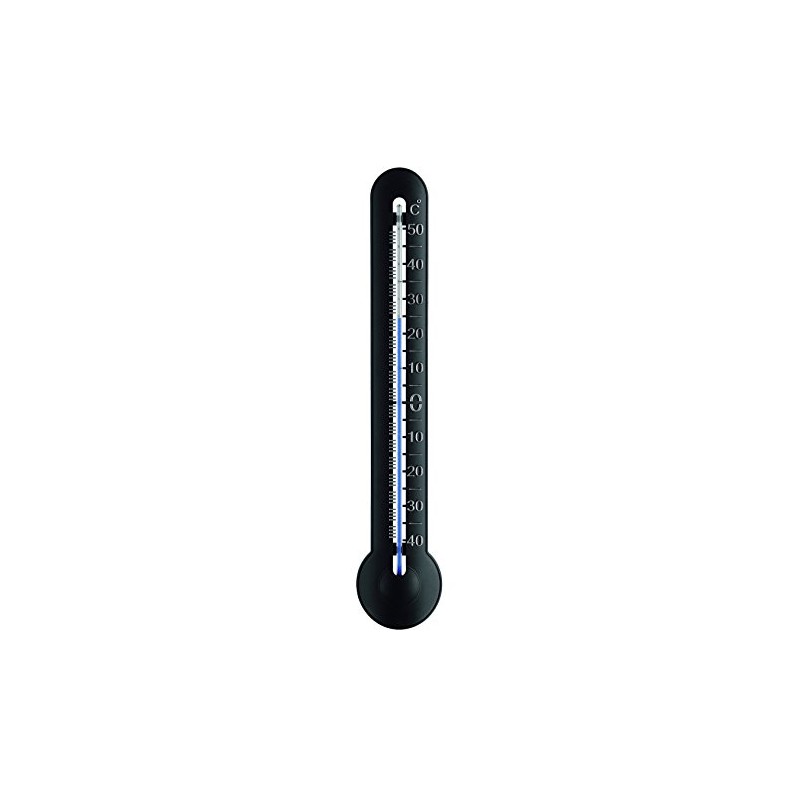 TFA Internal and External 12,3048 – Plastic Thermometer – Black