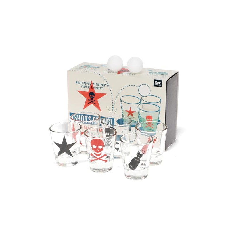 Rex London Shots Pong Drinking Game