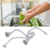 Double Sink Drain Pipe Kit, Expandable Flexible Double Kitchen Sink