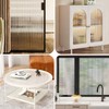 DARUITE Window Film Privacy, Decorative Reeded Glass Window Film, Removable