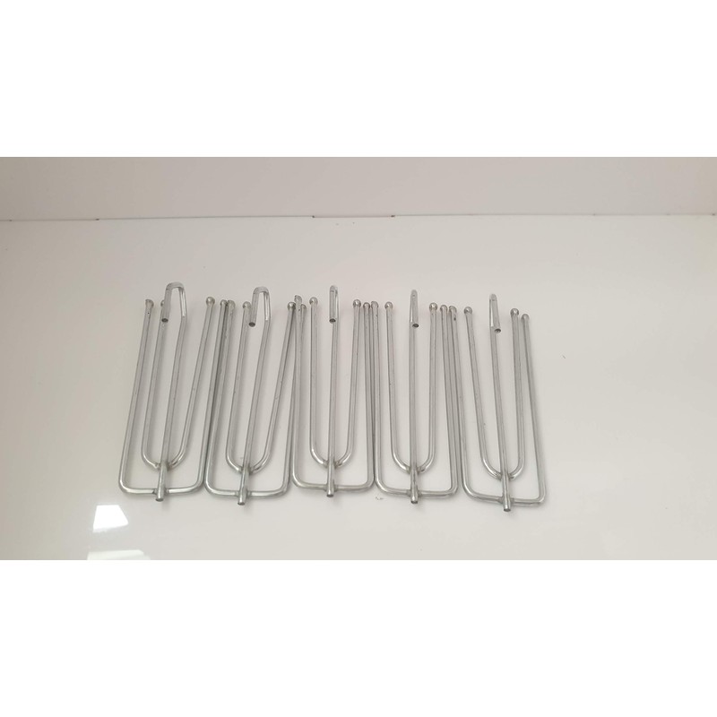 Pack of 20 Metal Deep Pinch Pleat Prong Curtain Hooks