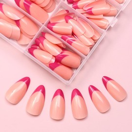 120 Piezas Uñas Postizas, Uñas Postizas Cortas, Uñas Press On Cortas