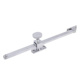 Dart Adjustable 10" Casement Stay Outward Opening - Satin Chrome