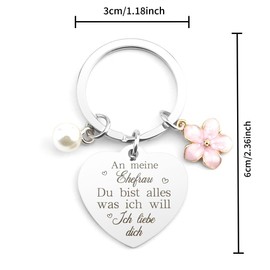 Gifts for couples, gift for partner, partner gifts, anniversary gift for him, wedding gift, partner, keyring, Christmas gifts for partner, husband, Valentine's Day gifts, keychain wife