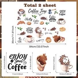 HPNIUB Kaffee Holzschild mit Spruch,Kaffee Wandschild,Wanddeko für Küche,Küche Coffee Deko,Retro Kaffee Wandbild für Café Bar Esszimmer Wohnzimmer Restaurant Tür Kaffeebar Deko