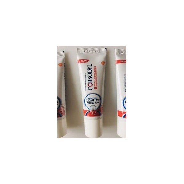 CORSODYL Complete Protection Toothpaste 15ML Travel/Pocket Size Tube x 1