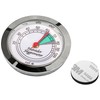 Medium Round Analog Hygrometer Humidity Gauge for Humidors - Color: