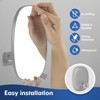 COSMIRROR Shower Mirror Fogless for Shaving with Updated Adhesive, 360°