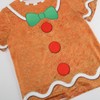 GRAJTCIN Gingerbread Man Shirts for Men Novelty 3D Print Santa's