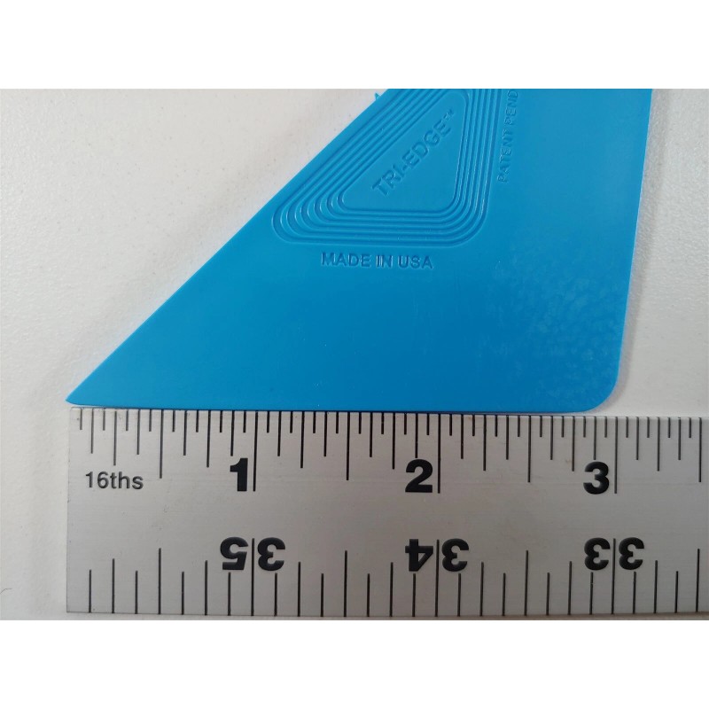 Window Tint Tool Lot of 2 Blue Tri-Edge Window Film