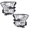 CHEDA Front Headlights Assembly Headlamp, Compatible with 2015 2016 2017
