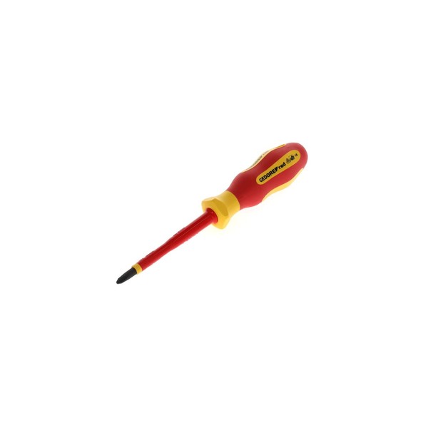 GEDORE VDE Screwdriver Pozidrive PH2, Screwdriver 1000 V insulated, Length