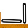 10 Pcs Slotted Flat Straight Mending Plate Support,Stainless Steel Adjustable