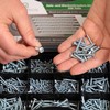 Wood and Sheet Metal Screws Assortment 550 Pieces Assorted Steel