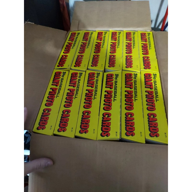 1981 TOPPS BASEBALL FACTORY SEALED 36 PACK GIANT PHOTO CARD