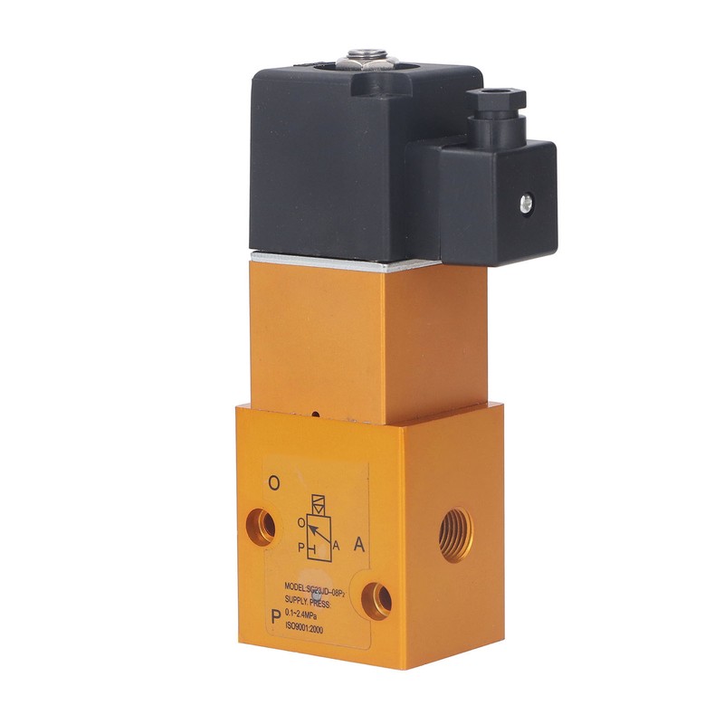 3 Way 2 Position Solenoid Valve G1/4in 8mm High Pressure
