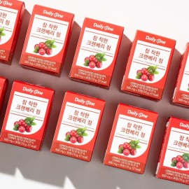 Daily One [Daily One] Very good cranberry tablets 15g, 30 tablets x 2 containers, 2 months supply / [데일리원] 참 착한 크랜베리 정 15g 30정 x 2통 2개월분
