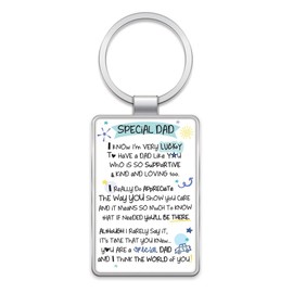 Inspired Words Keyring - Special Dad - Gift Ideas