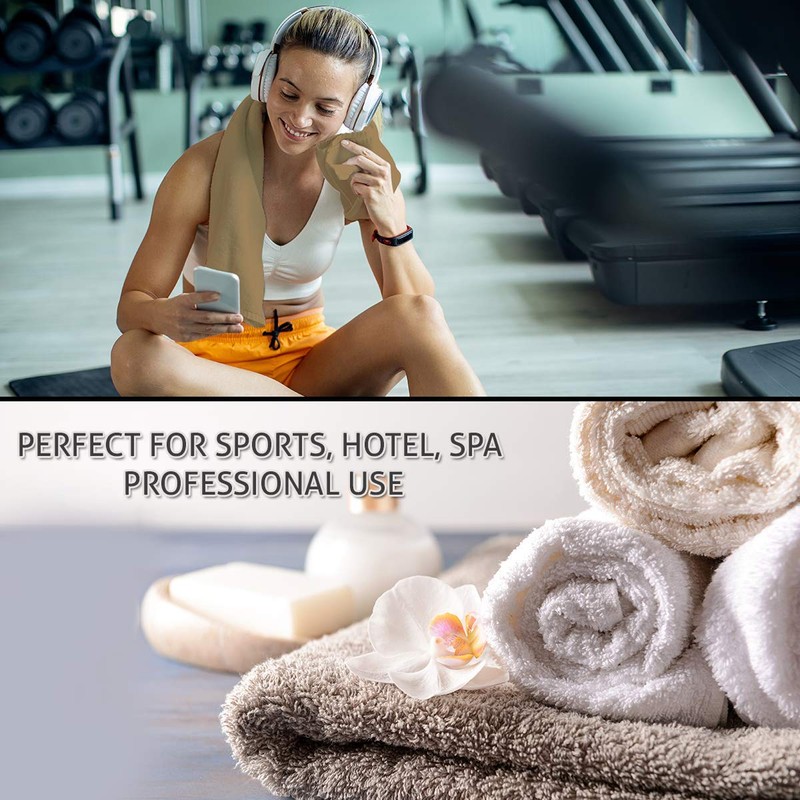 Makooz Bathroom and Kitchen 2 Pc Hand Towels Pack -