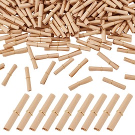 OLYCRAFT 400Pcs Mini Paper Scrolls for Writing 2.4x1.3 Inch Vintage Message Scrolls Mini Writable Paper Scroll Write-On-It Valentine Message Roll for Wishing Bottles Birthday Present Decor