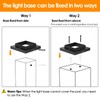 Mlambert 8 Pack Solar Post Lights, 4x4 6x6 Wooden Vinyl