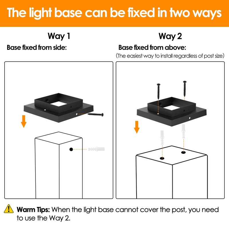 Mlambert 8 Pack Solar Post Lights, 4x4 6x6 Wooden Vinyl