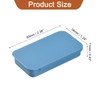 uxcell 4 Pcs Metal Tin Box Container, 2.4x1.3x0.4 Inch Slide