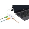 Manhattan 507578 Tarjeta Red GB USB V3.0 + Hub 3