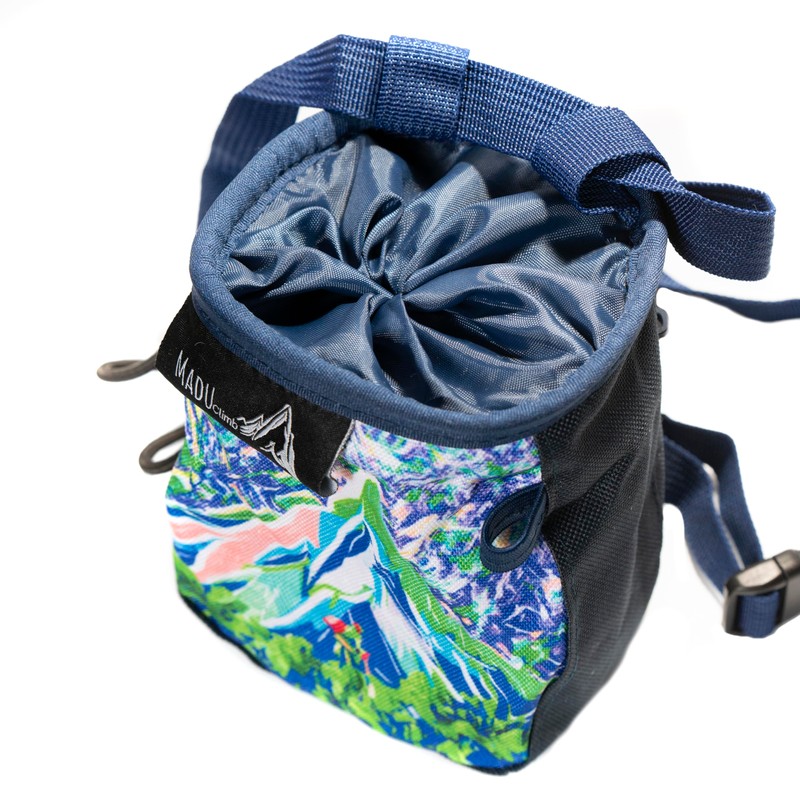 Madu Climb - Rock Climbing Chalk Bag Water Colour (Blue