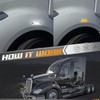 HERCOO Side Marker Turn Signal Lights LED Position light Compatible