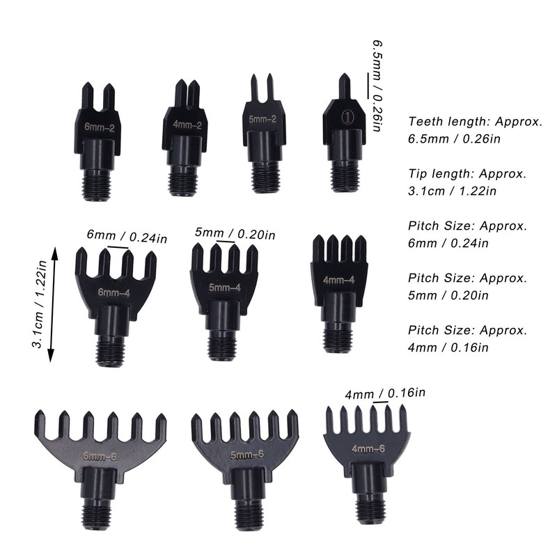 Leather Hole Punch 10 Punch Tips High Carbon Steel Wear