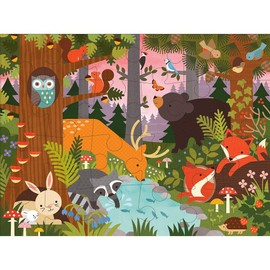 Petit Collage Floor Puzzle | Enchanted Woodland