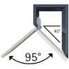 Hettich 9125528 Corner Hinge 95° for Corner Cabinets and Existing
