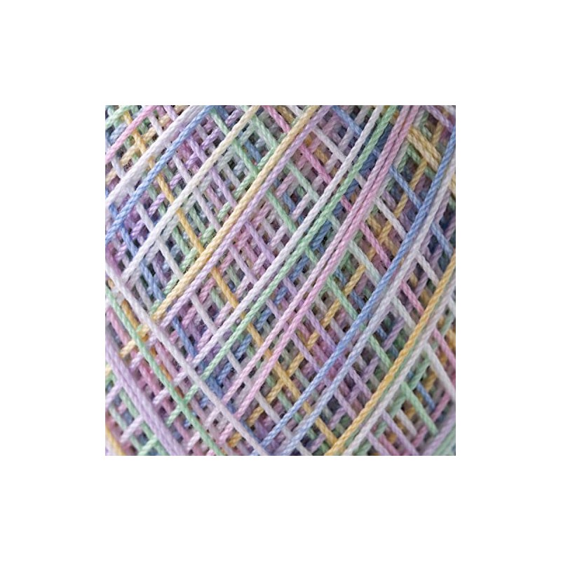 オリムパス製絲 金票 ミックス レース糸 #40 Col.M1 マルチ系 10g 約89m