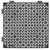 VEVOR Interlocking Tile 50PCS Black, Drainage Tiles 12" x 12"