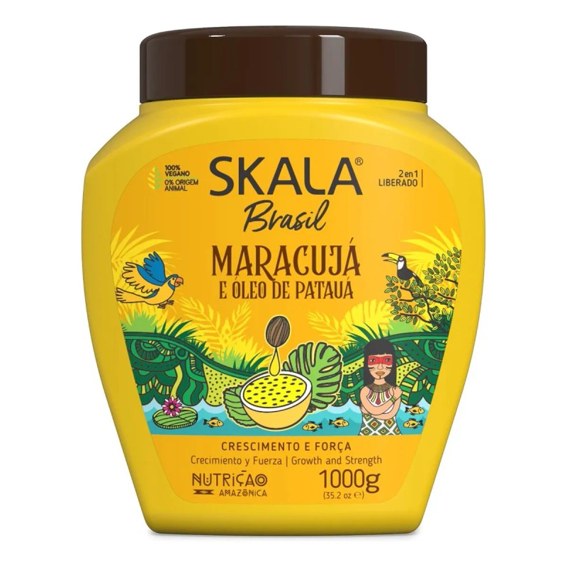 Crema Skala Maracuyá Y Oleo De Patauá Auxilia Crecimiento y