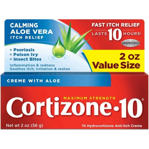 Crema Cortizone 10 Con Aloe Vera 56g Cortisona Anti Picazón