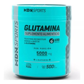 MDN Sports Glutamina MDN Sports 100% Pura 500g Sin Sabor