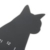 NITORI 8172687 Wall Clock, Black Cat with Moving Tails