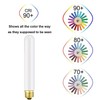 Leools LED Light Bulb T10 Dimmable Flick-Free Matt White 6W