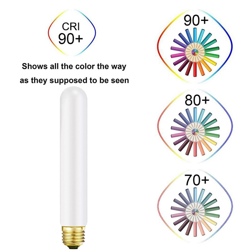 Leools LED Light Bulb T10 Dimmable Flick-Free Matt White 6W