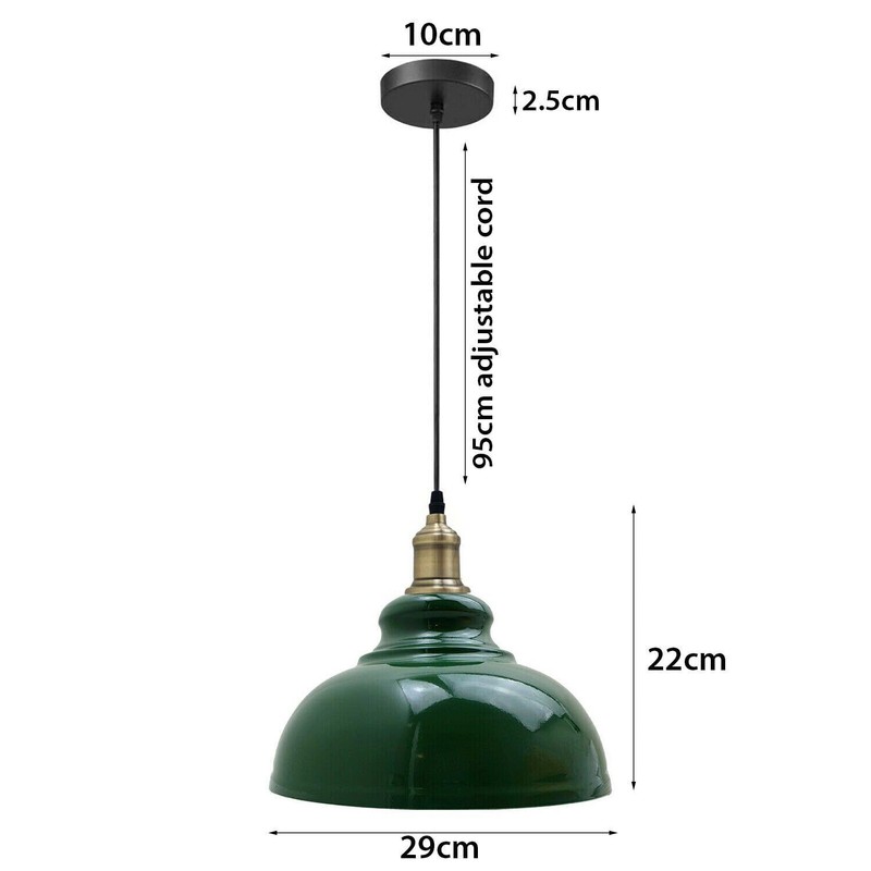 LEDSone Modern Vintage Pendant Light Industrial Hanging Ceiling Shade Lighting