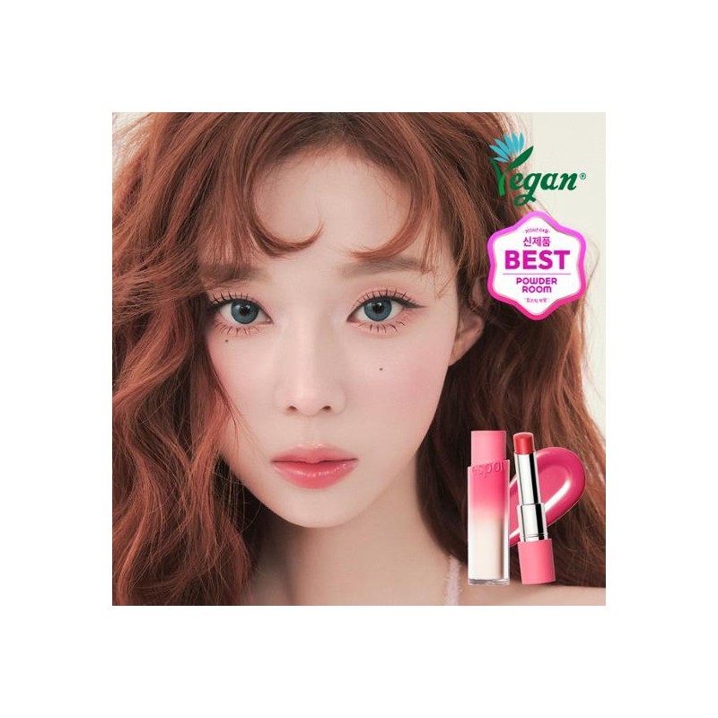 espoir Nowear Lipstick Balming Glow 3g - [NEW]15 Peach Dew