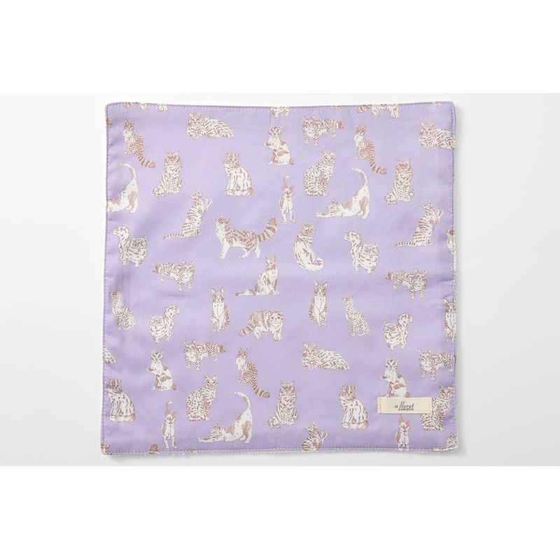 DDintex FLORET LONDON Stitched Hand Towel, Miao, Lavender, 9.8 x