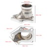 Turbo Down Pipe Flange 2.5in V Band Conversion Adapter Replacement