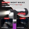 BigAlex Folding Walking Cane with Two Led Lights for Elderly