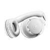Audio-Technica ATH-M20xBT WH Wireless Headphones, Bluetooth Wired Headphones, 40mm CCAW