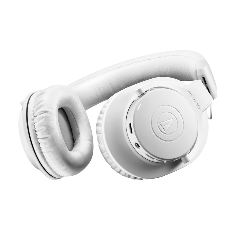 Audio-Technica ATH-M20xBT WH Wireless Headphones, Bluetooth Wired Headphones, 40mm CCAW