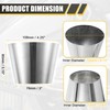 X AUTOHAUX Car Mandrel Exhaust Bend Elbow Pipe 304 Stainless