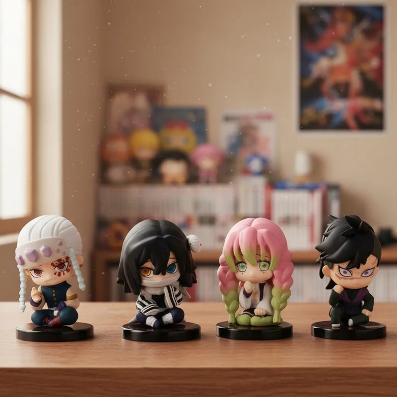 Figuras Coleccion Demon Slayer Anime Munecos Juguetes Regalo